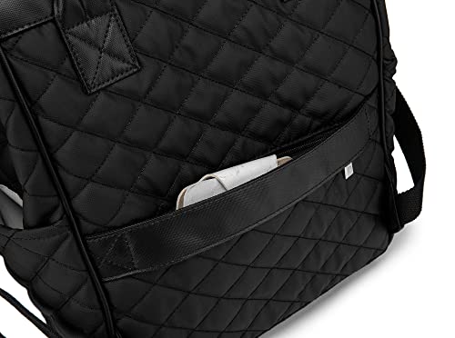 Kinmac Wide Open Style Laptop Backpack Travel Outdoor Backpack For Laptop Up to 15.6 Inch (Black Embroidery) - color: Black Embroidery（open Wide）