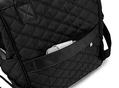 Kinmac Wide Open Style Laptop Backpack Travel Outdoor Backpack For Laptop Up to 15.6 Inch (Black Embroidery) - color: Black Embroidery（open Wide）