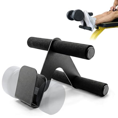 J Bryant Tibialis Raise Dumbbell Tib Trainer, Adjustable Detachable Tib Bar Alternative with Neoprene Padded Foot Strap & Secure Dumbbell Slot for Home Gym Knee Over Toes Training - color: Black For Dual Feet