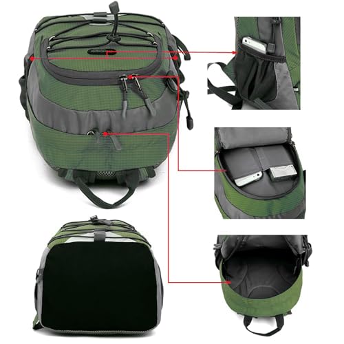 Bseash 10L Small Hiking Backpack for Kids Ages 3-6 Girls Boys Under 4 feet - color: Army Green