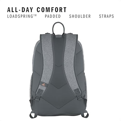 adidas Excelerator School Backpack 33L - color: Twill Grey/Grey/Rose Gold