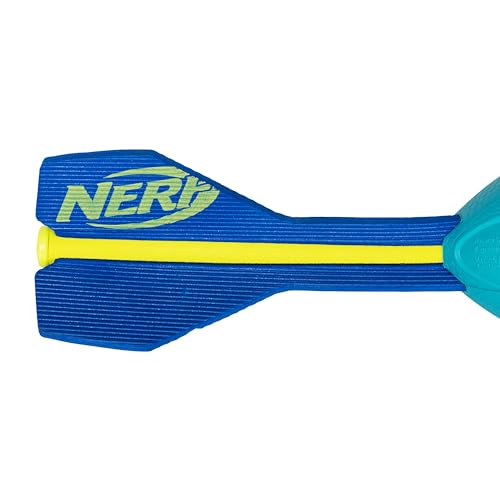 Nerf Vortex Aero Howler Neon Foam Ball, Classic Long-Distance Football, Flight-Optimizing Tail, Whistling Sound, Indoor & Outdoor Fun (Amazon Exclusive) - color: Light Blue