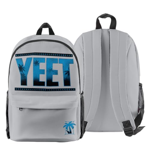 Jey USO Yeet 3D Fashion Backpack Printed Multi Zipper Pack Casual Bag (4) - color: 4