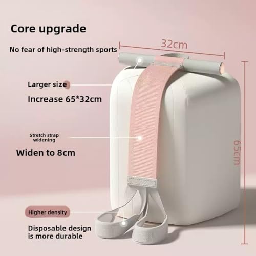 2025 New Yoga Pedal Resistance Fabric Band with Handles Anti-Broken Elastic Sit Up Pull Rope for Strength Training 120lb Full-Body Excercise Band Portable Unisex Resistance Exercise Bands - color: Pink