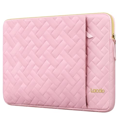 Lacdo 14 Inch Laptop Sleeve Case for HP Lenovo Dell ASUS Acer Chromebook 14, HP Stream 14, Dell Inspiron 14 / Latitude 14, Lenovo ThinkPad 14 / IdeaPad 14, ASUS VivoBook/ZenBook 14 Computer Bag, Pink - color: Pink, size: 14 Inch