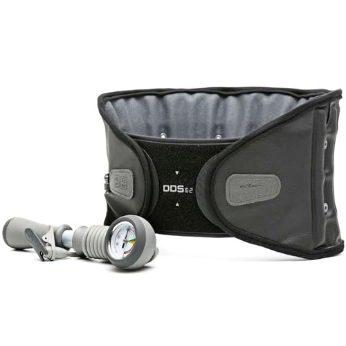 DDS, Inc. G2 Lumbar Decompression Belt, Pneumatic Air Decompression Back Brace for Men and Women, Lower Back Stability for Work, Home, Driving, Lifting, and Daily Wear for All Activity –Small - size: Small (Pack of 1)