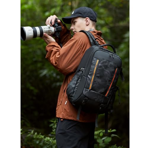 Camera backpack photographer Camera Backpack Waterproof Large for DSLR Cameras Backpacks for Photographers Camera Backpack for Women Men Outdoor Black