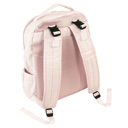 Hudson Baby Unisex Baby Premium Diaper Bag Backpack and Changing Pad, Powder Pink, One Size - color: Powder Pink