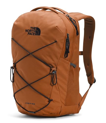 The North Face Jester Everyday Laptop Backpack - Commuter Daypack, Water Repellent, Laptop Sleeve, Leather Brown/TNF Black-NPF, One Size - color: Leather Brown/Tnf Black-npf