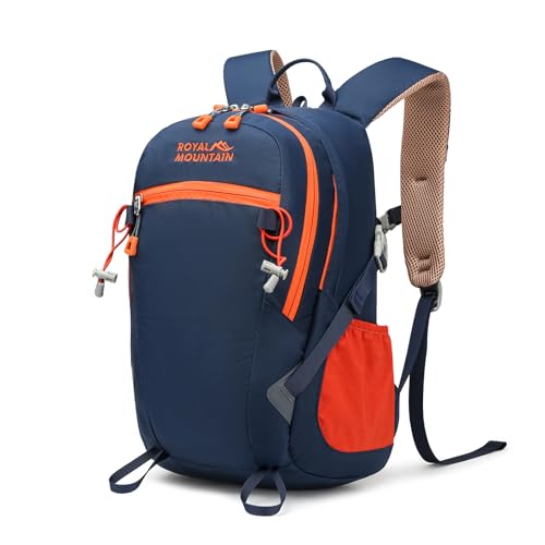 Small Hiking Backpack With Rain-cover, 20L Travel Backpacks For Women Men, Camping Daypack Backpacks Lightweight, Durable Hiking Backpack Fit For Camping, Daily Commuting, Short Trips (Navy Blue) - color: Navy Blue-01, size: 20L
