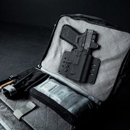 DEERCO Molle Hook and Loop Panel Insert-Tactical Bag Organizer Insert for Kydex Holster,Mag Carrier,Knife sheaths,Flashlight,Tourniquet and More - size: Large