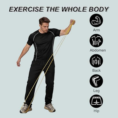 Garvee Pull Up Assistance Bands, 4/5-Pack Resistance Bands Set, Natural Latex Exercise Bands for Strength Training, Stretching, Physical Therapy, Home Gym for Women Men - color: Regular 15-125 lbs