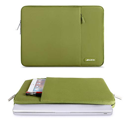 MOSISO Laptop Case 13 inch, Laptop Sleeve Compatible with MacBook Neo/Air/Pro 13 inch with A18/M5/M4/M3/M2/M1 Chip 2026-2016, Polyester Vertical Computer Sleeve Bag with Pocket, Chartreuse - color: Chartreuse, size: 13 inch