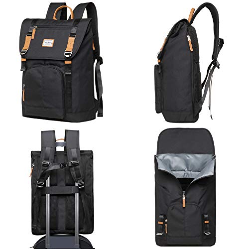 KAUKKO Casual Daypacks&Multipurpose Backpacks,Outdoor Backpack,Travel Casual Rucksack, Laptop Backpack Fits 15" - color: 13-black