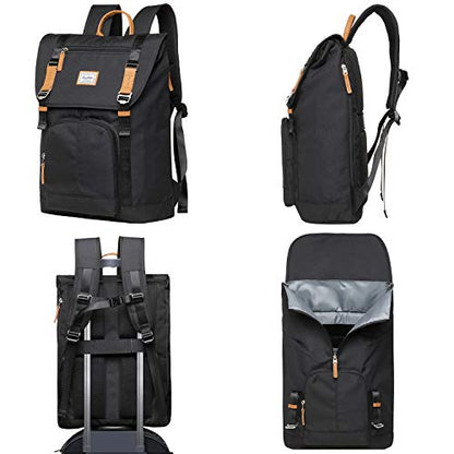 KAUKKO Casual Daypacks&Multipurpose Backpacks,Outdoor Backpack,Travel Casual Rucksack, Laptop Backpack Fits 15" - color: 13-black