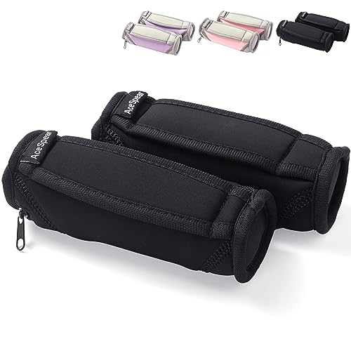 AceSpear Hand Weights for Women Men 1lb 2lbs 3lbs 4lbs Soft Dumbbells of 2, Detachable Walking Weight for Aerobics, Jogging, Running - color: Black, style: 1 lb x 2