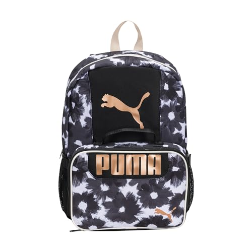 PUMA KIDS' EVERCAT BACKPACK & LUNCH KIT COMBO - color: Black/Gold