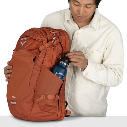 Osprey Nebula Commuter Backpack - Everyday Bag with Laptop Sleeve and Bottle Pockets, Graphite Purple Heather - color: Graphite-purple Heather