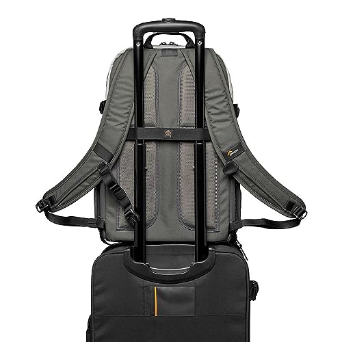 Lowepro LP37238-PWW Truckee BP 250 LX Outdoor Camera Backpack, Fits 15 inch Tablet, for Compact DSLR/Mirrorless, for Sony, Canon, Nikon, 1-2 Lenses, Gimbal, Video Drone, DJI, Osmo, Mavic, Light Grey - size: 250 LX, style: Truckee Bp 250 Lx (Grey)