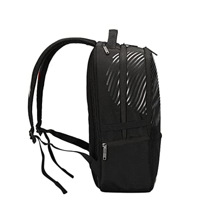 Graffiti Backpack for School, 20L Casual Daypack, Designer Laptop Backpack for 15.6 Inch Laptop - color: Black