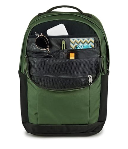 JanSport Inbound Pack – Large Main Compartment, Dual Water Bottle Pockets, and Dedicated 15-Inch Padded Laptop Pocket, Cargo Green - color: Cargo Green