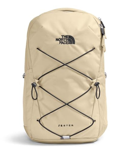 The North Face Women's Jester Everyday Laptop Backpack - Commuter Travel Bag, Laptop Sleeve, Water-Repellent, Gravel/TNF Black, One Size - color: Gravel/Tnf Black