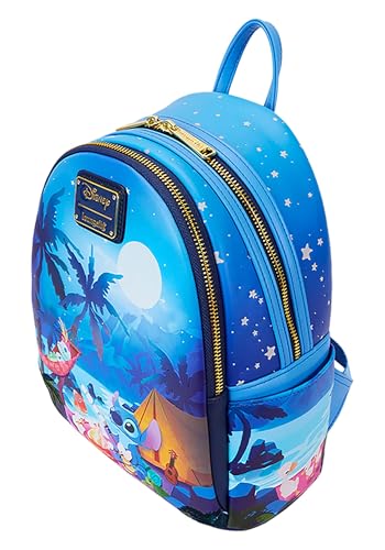 Loungefly Disney Stitch Camping Cuties Glow Mini Backpack | Lilo & Stitch Bags & Backpacks Standard
