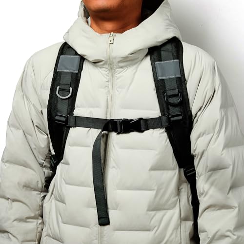 Adjustable Backpack Straps, Backpack Replacement Shoulder Padded Strap with Plastic Clips for Backpack Dry Bag Camping Sprayer Multi-Purpose Use
