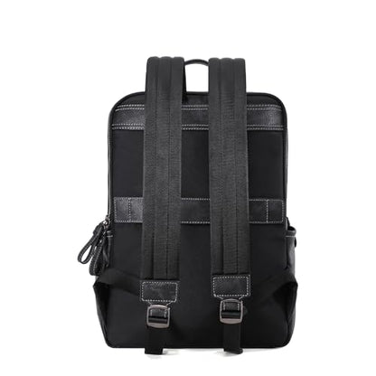 Men's new business leather minimalist computer bag waterproof travel bag men's commuting backpack