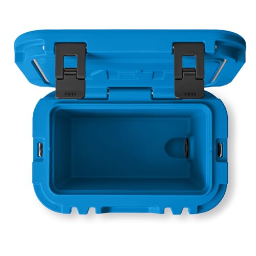 YETI Roadie 15 Hard Cooler with DoubleDuty Shoulder Strap - color: Big Wave Blue