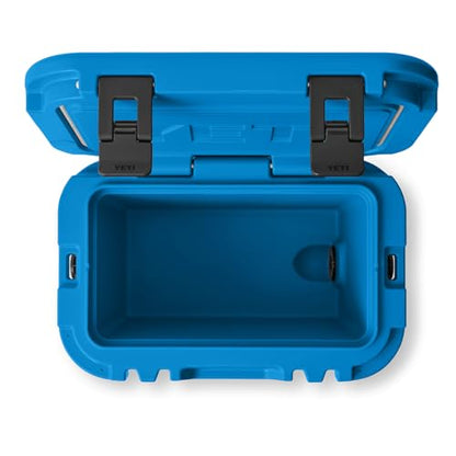 YETI Roadie 15 Hard Cooler with DoubleDuty Shoulder Strap - color: Big Wave Blue