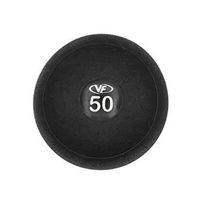 Valor Fitness Slam Ball - Durable Weighted Ball for Crossfit, Strength Training, HIIT, and Cardio Workouts, Non-Bounce Design, Multiple Weights Available - style: 50 lb