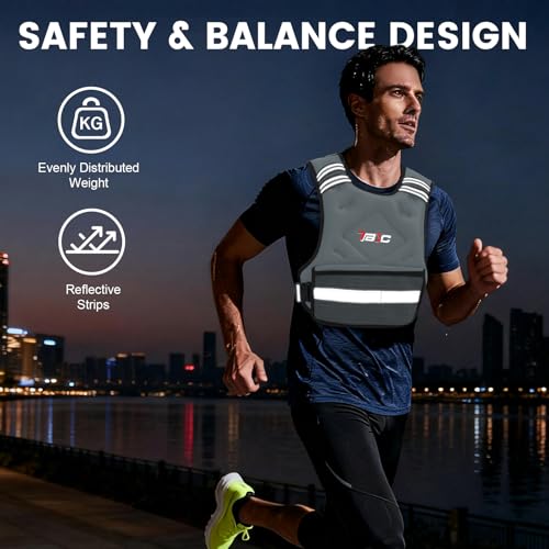 TB3C Adjustable Weighted Vest Woman, 4-10/11-20/20-30 LB Weight Vest for Women, Plus Size Womens Weighted Vest - color: Grey, size: 11-20LB