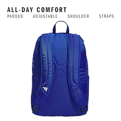 adidas Stadium 4 Soccer Backpack – Team Sports Bag with Ball Pocket, 36L - color: Royal Blue