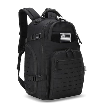 30L Hiking Backpack Lightweight Outdoor Daypack Camping Backpack Outdoor Travel Daypack Day Pack for Man Woman (Black) - color: Black