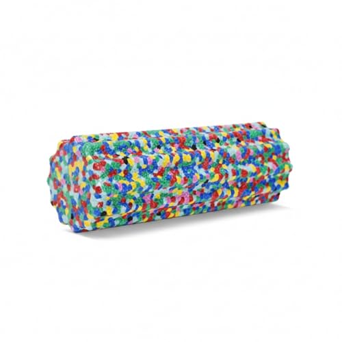 Mini Gear-Textured Foam Roller, 13-Inch Portable EPP Roller for Travel, Gym & Home Workouts