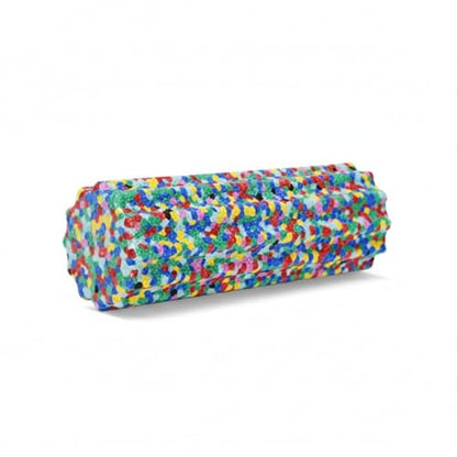Mini Gear-Textured Foam Roller, 13-Inch Portable EPP Roller for Travel, Gym & Home Workouts