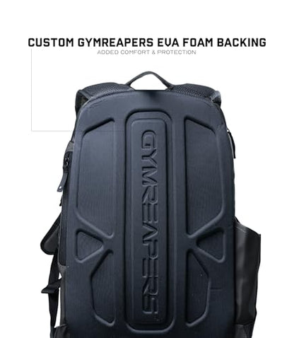 Gymreapers Gravestone 21L Backpack Travel Gym Bag Water-Resistant Lightweight Laptop Sleeve Carry On Luggage for Men & Women (Onyx) - color: Onyx