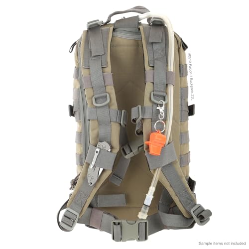 MAXPEDITION Falcon-II Backpack, 23L Tactical Backpack, Survival Pack, Bug Out Bag, MOLLE Go Bag for EDC, 0513 - color: Khaki/Foliage Green