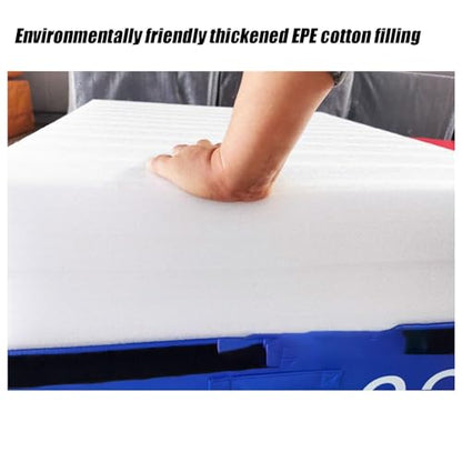 Jumping Training Box Foam Reinforced Box Stackable Soft Plywood Box Anti-Skid Safety, Used for Jumping, Strength Training and Physical Training, Suitable for Home Gym - size: 90*75*135cm