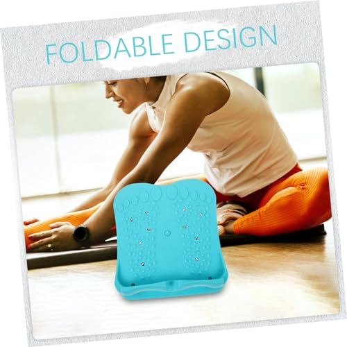POPETPOP Folding Fitness Pedal with Magnet Stretch Standing Board for Home Rehabilitation Durable Material Weight Capacity for Foot Massage