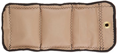 Sammons Preston Cuff Weight, 6 lb, Beige, Velcro Strap & D-Ring Closure, Grommet for Easy Hanging, Lead Free Steel Ankle & Wrist Weights, For Strength Building & Injury Rehab, Sold Individually - style: 6 lbs.