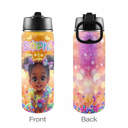 Personalized Backpacks For Girls Custom Backpack For Kids Customized Name Backpacks Back to School Custom Bookbag Set Gifts For Daughter, Granddaughter, Niece - color: A05