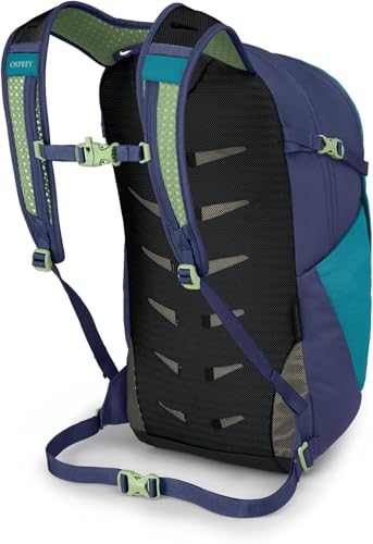 Osprey Daylite Plus Commuter Backpack - Lightweight, Everyday Pack with Laptop Sleeve and Water Bottle Pockets - Ideal for Work, School, and Travel with Versatile Storage, Blue Spikemoss/Alkaline - color: Blue Spikemoss/Alkaline