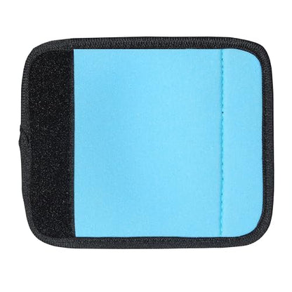 Neoprene Luggage Handle Wraps for Traveling Bright Color Luggage Identifiers|Handle Wraps|Handle Covers - color: Babyblue