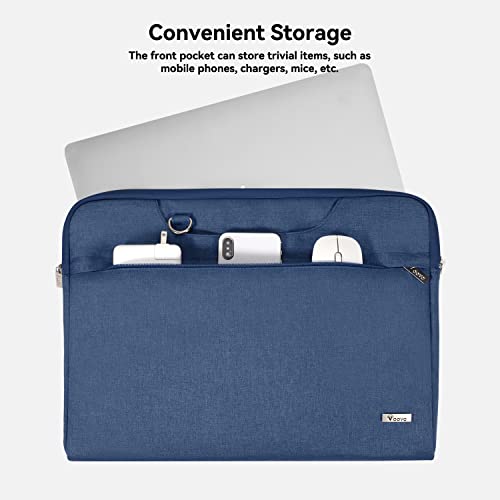 Voova Laptop Bag 15.6 Inch, Waterproof Computer Sleeve Carrying Case with Shoulder Straps & Handle Compatible with Macbook Air 15 M2/M3/M4, MacBook Pro 15/16, 15-16 Inch Hp Dell Lenovo Asus, Blue - color: Blue, size: 14-15.6In & 2019 New Macbook Pro 16 In
