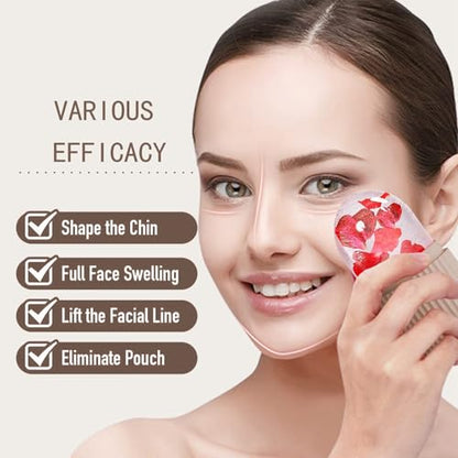 XHJRI Ice Face Roller Massager,Ice Cube Roller for Face, Eyes and Neck Naturally Conditioning and Skin Care,De-Puff Eye Bags,Reduce Migraine Pain,Reusable Massage Silicone Ice Mold (Coffee) - color: Coffee