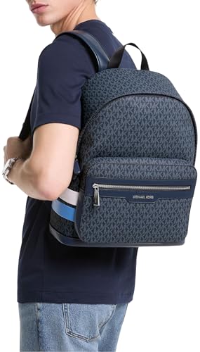 Michael Kors Men's Malone Backpack, Blue Multi, One Size - color: Blue Multi