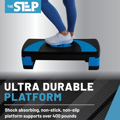 The Step Aerobic Platforms for Home Workout Steppers for Exercise - style: Large