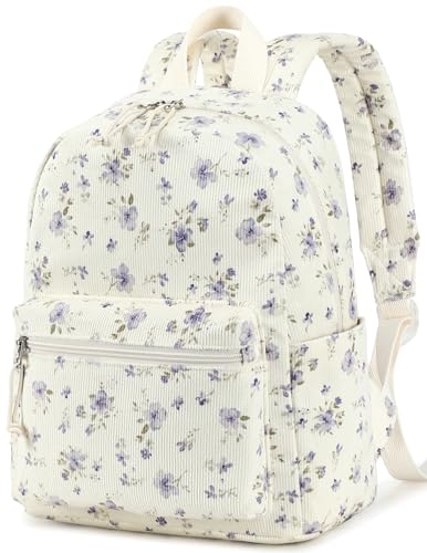 BTOOP Mini Backpack Women Girls Water-resistant Small Backpack Purse Shoulder Bag for Womens Adult Kids School Travel - color: Purple Floral201, size: Mini